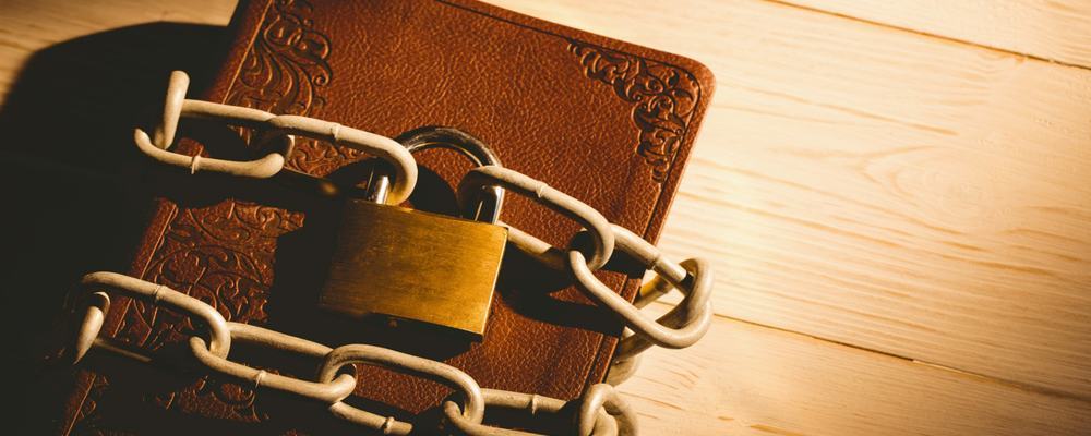 2fa 2 Faktor Authentifizierung schützt Benutzerkonten: Tagebuch mit Schloss