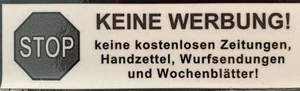 Aufkleber keine Werbung ein Pihole Adblocker als DNS Filter hilft besser
